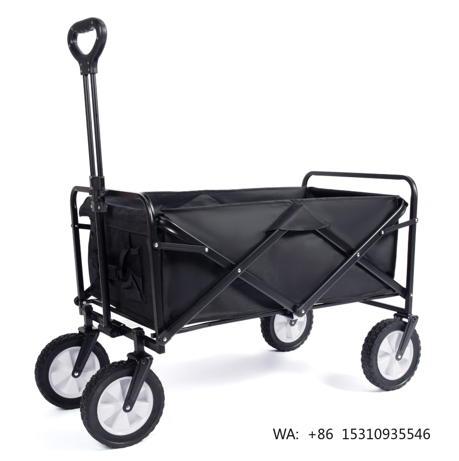 Sports Equipment Wagon - Foldable Utility Wagon Cart Heavy Duty