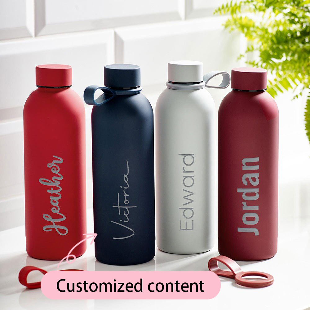 Sports Equipment Names - Personalized Engraved Name Stainless Steel Water