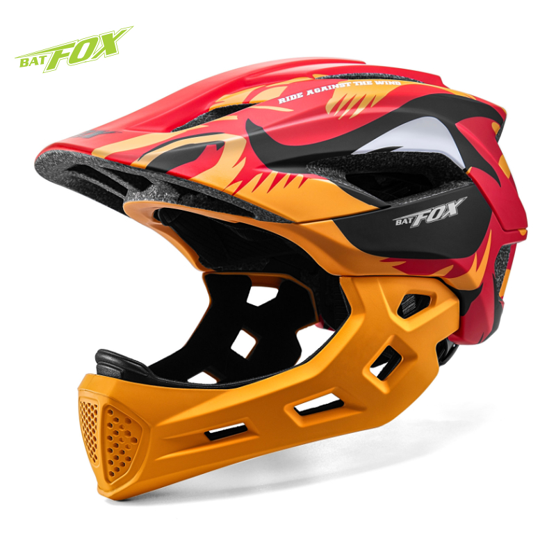 BATFOX Kids Full Face Bike Hel - Sports Equipment Stores ulasan dan harga