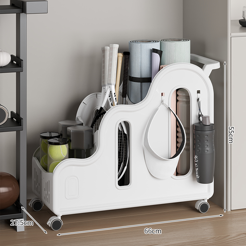 Storage rack Movable yoga mat  - Sports Equipment Trolley ulasan dan harga