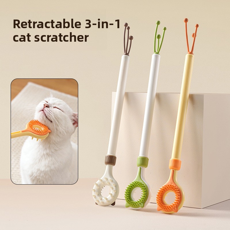 Retractable Pet Scratch Stick  - Lacrosse Stick Head ulasan dan harga