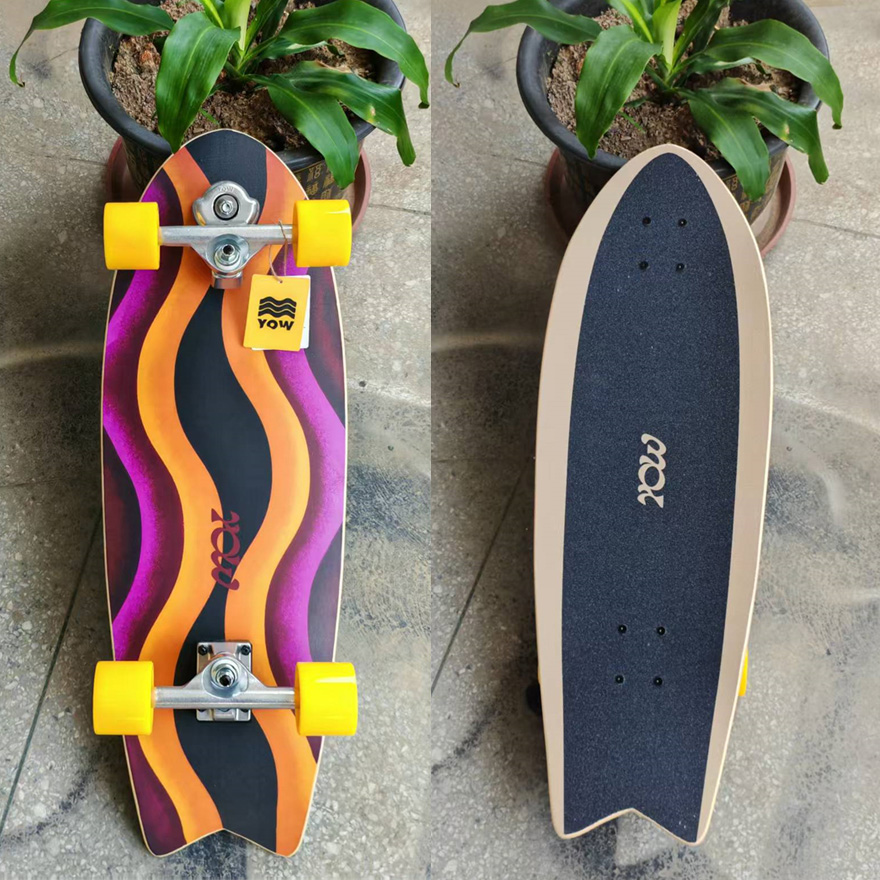YOW land surf skateboard longb - Skateboard Complete Deck ulasan dan harga