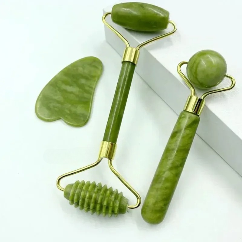 Natural jade roller massager,  - Lacrosse Stick Head ulasan dan harga