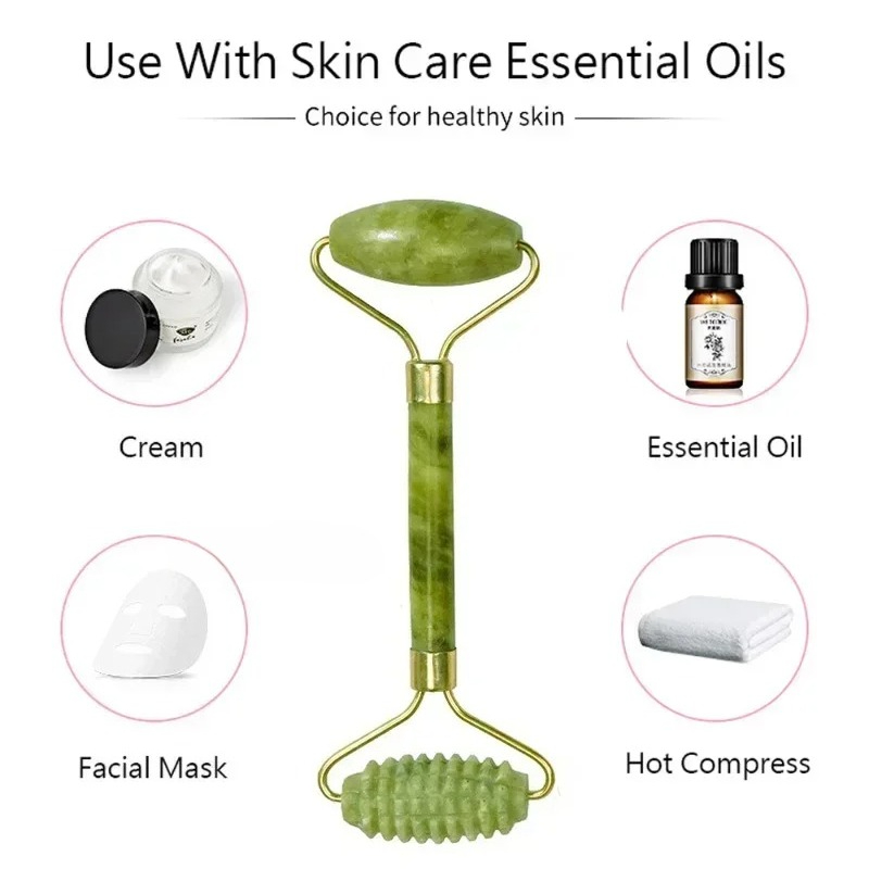 Natural jade roller massager,  - Lacrosse Stick Head ulasan dan harga