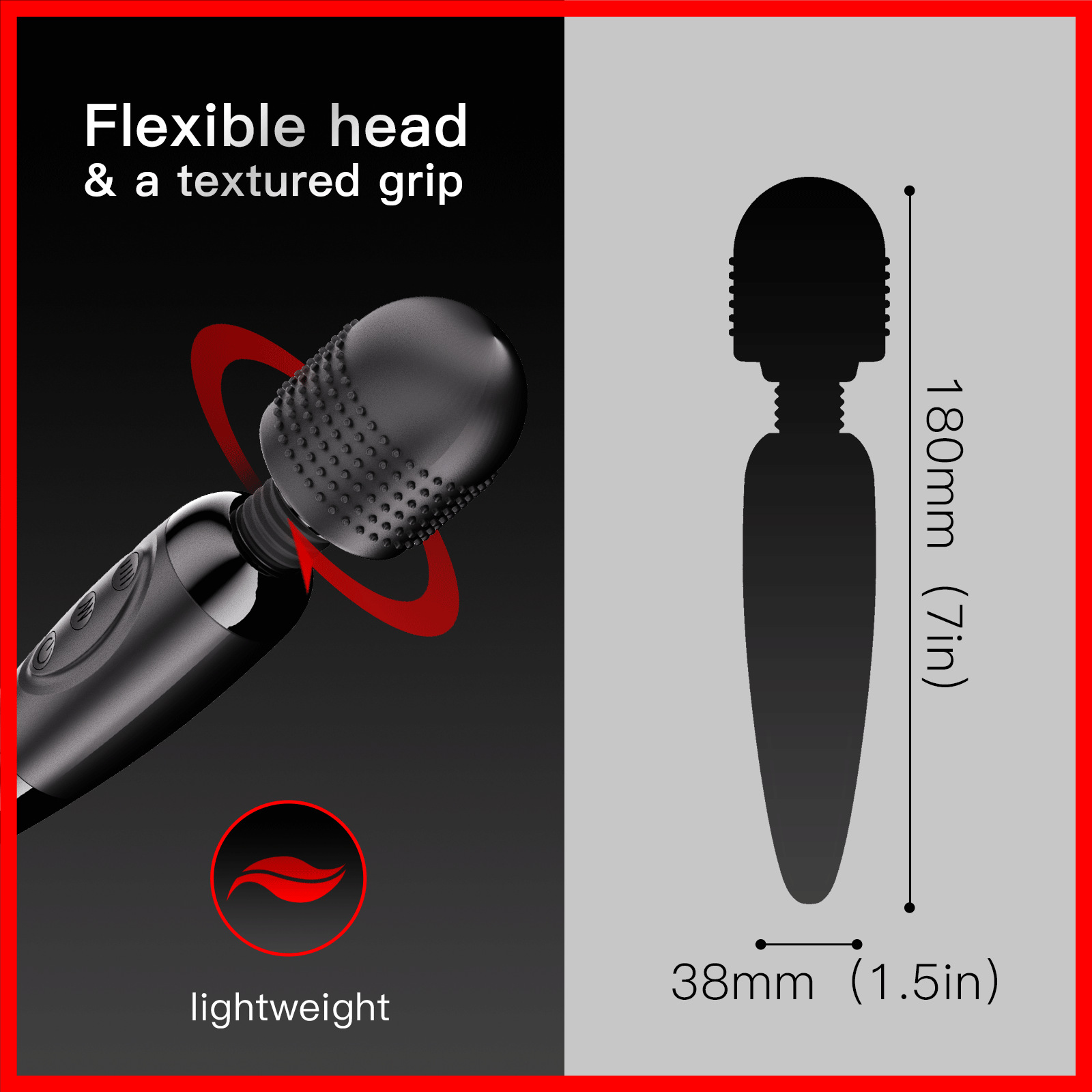 Electric Massager Stick,8 Inte - Lacrosse Stick Head ulasan dan harga