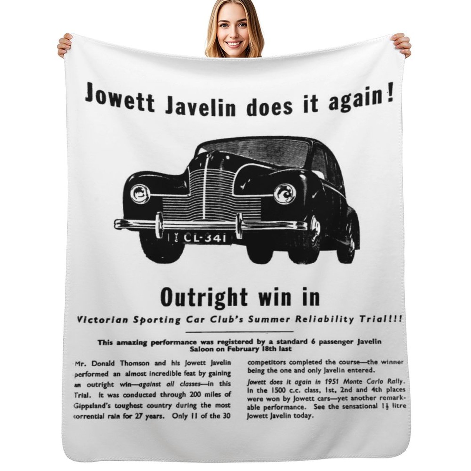 JOWETT JAVELIN Throw Blanket f - Javelin Throwing ulasan dan harga