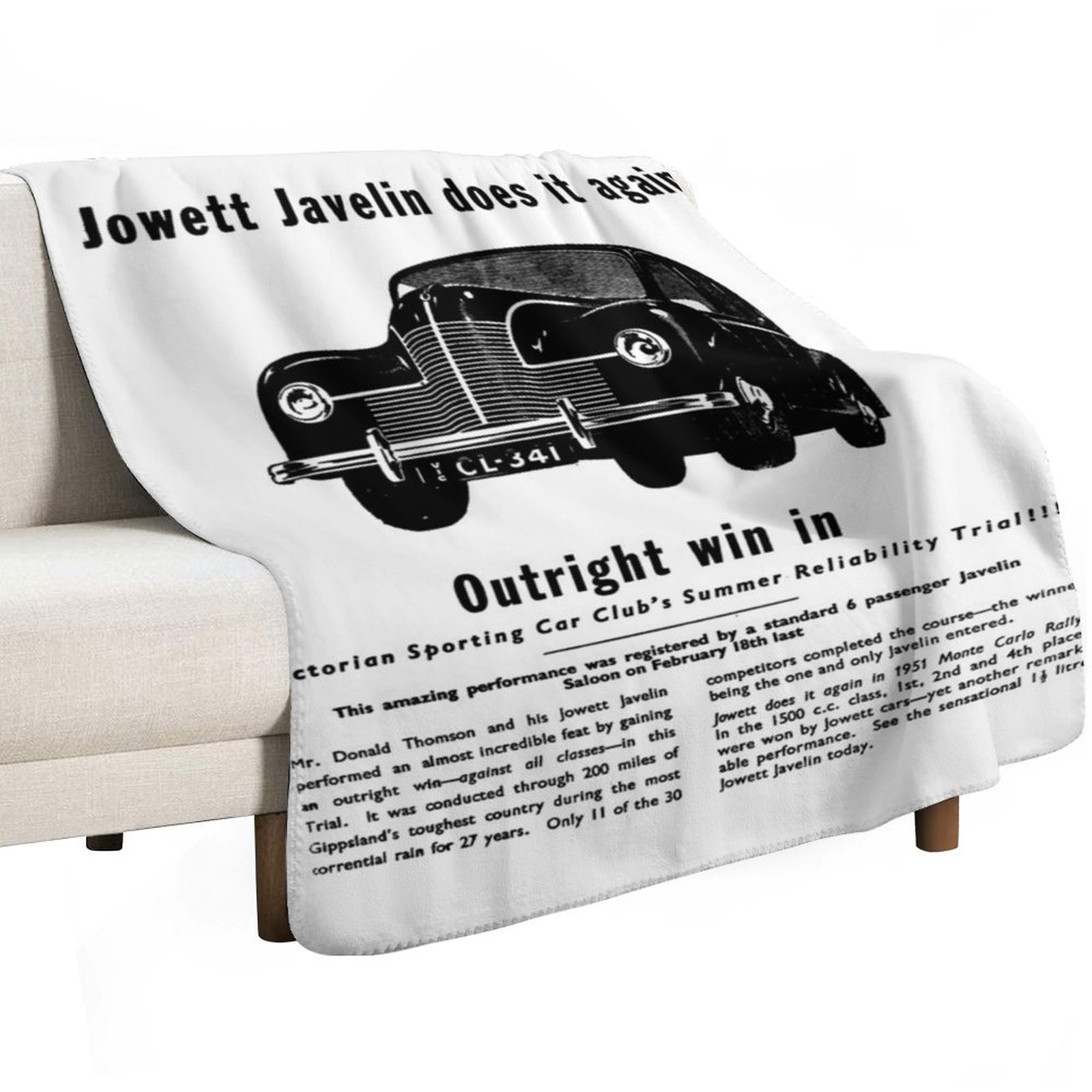 JOWETT JAVELIN Throw Blanket f - Javelin Throwing ulasan dan harga