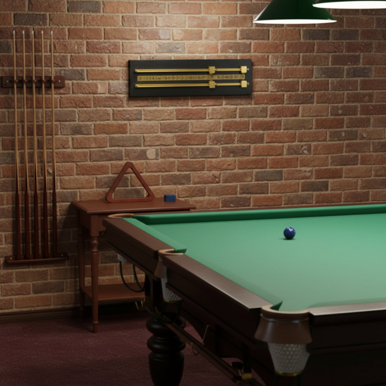 Wooden Billiard Scoreboard Cle - Sports Equipment Game ulasan dan harga