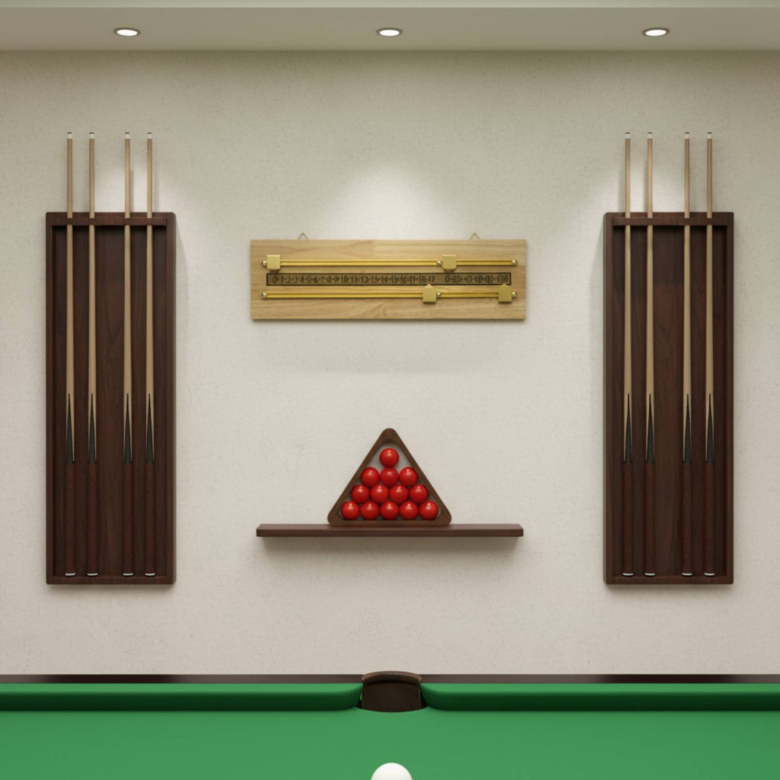 Wooden Billiard Scoreboard Cle - Sports Equipment Game ulasan dan harga