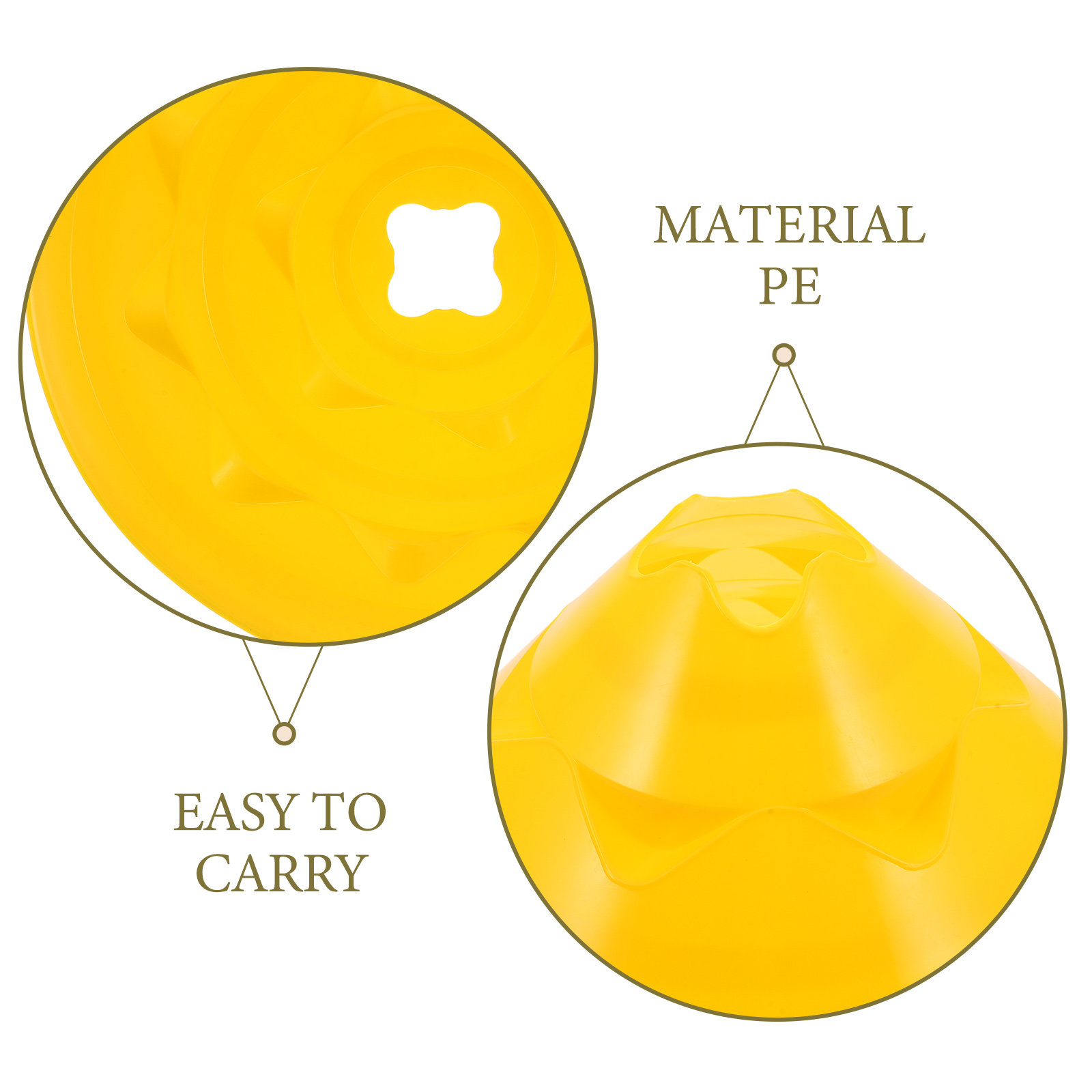 6Pcs Soccer Training Cones 11. - Football Training Cone ulasan dan harga