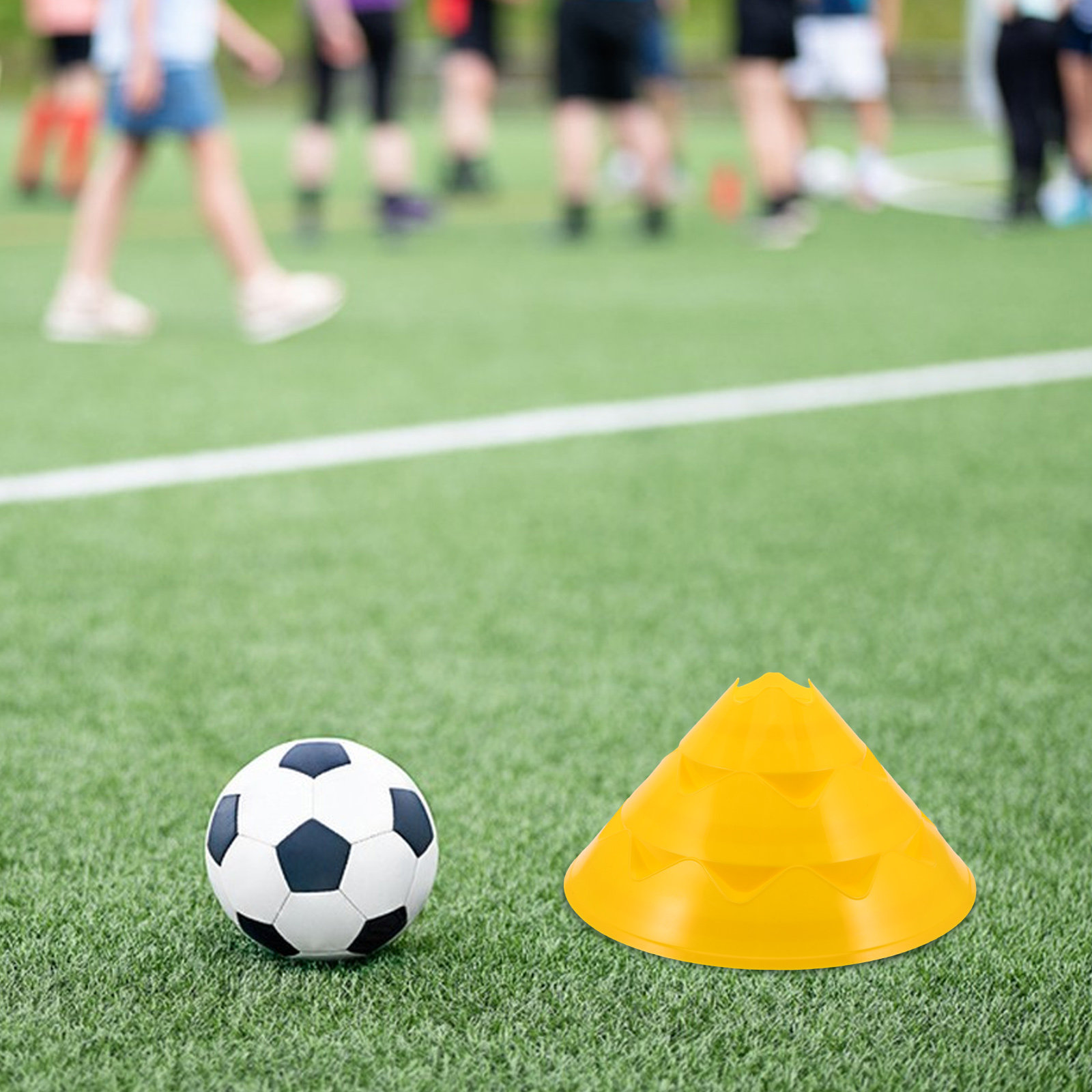 6Pcs Soccer Training Cones 11. - Football Training Cone ulasan dan harga