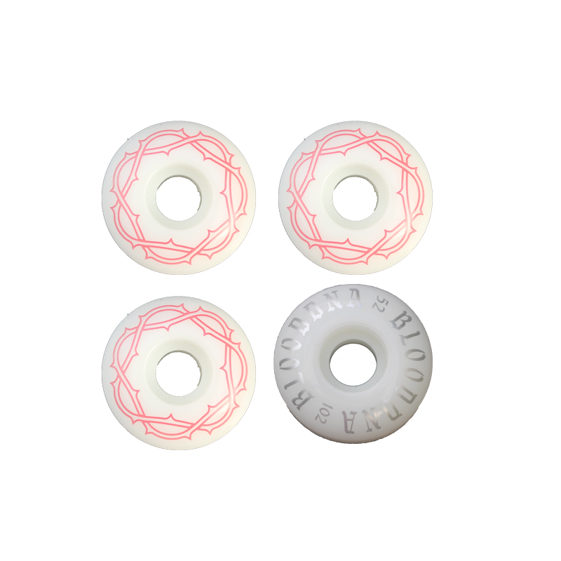 4Pcs Skateboard Wheels With be - Skateboard Complete Deck ulasan dan harga