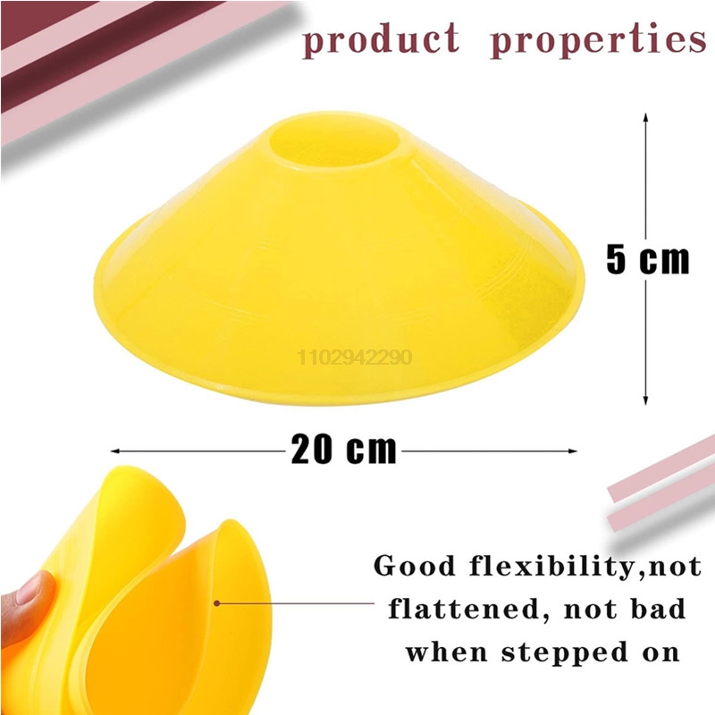 10/50Pcs Disc Cones Training C - Football Training Cone ulasan dan harga