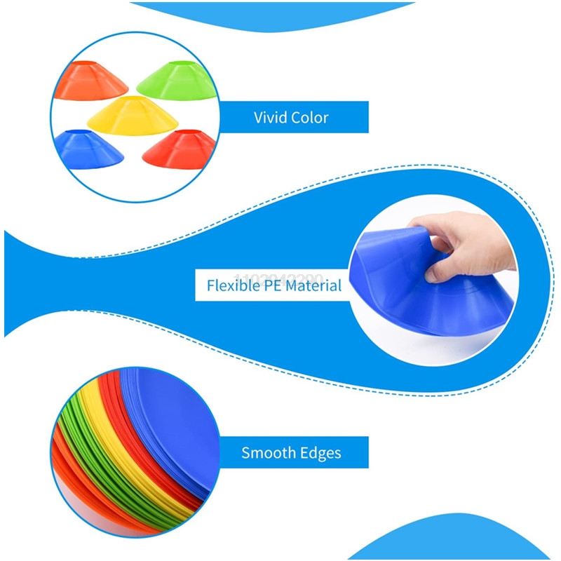 10/50Pcs Disc Cones Training C - Football Training Cone ulasan dan harga
