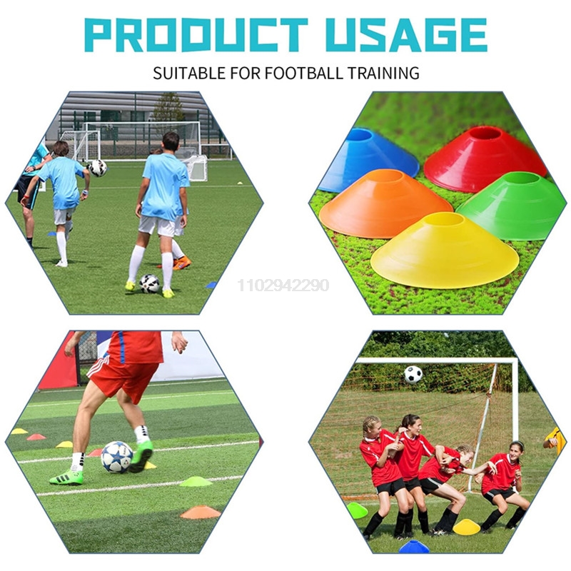 10/50Pcs Disc Cones Training C - Football Training Cone ulasan dan harga
