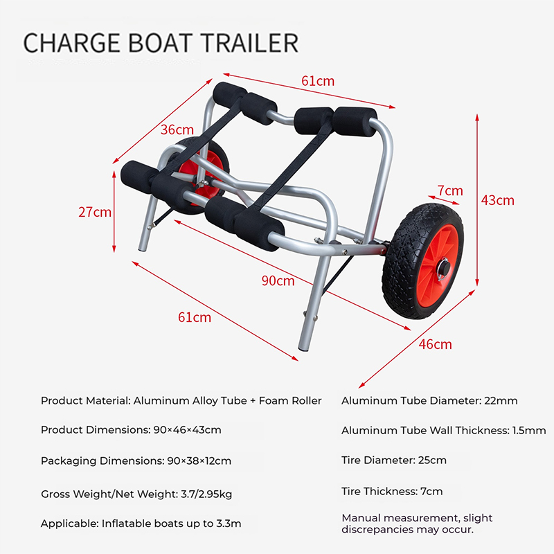 Portable Folding Kayak Trolley - Sports Equipment Trolley ulasan dan harga
