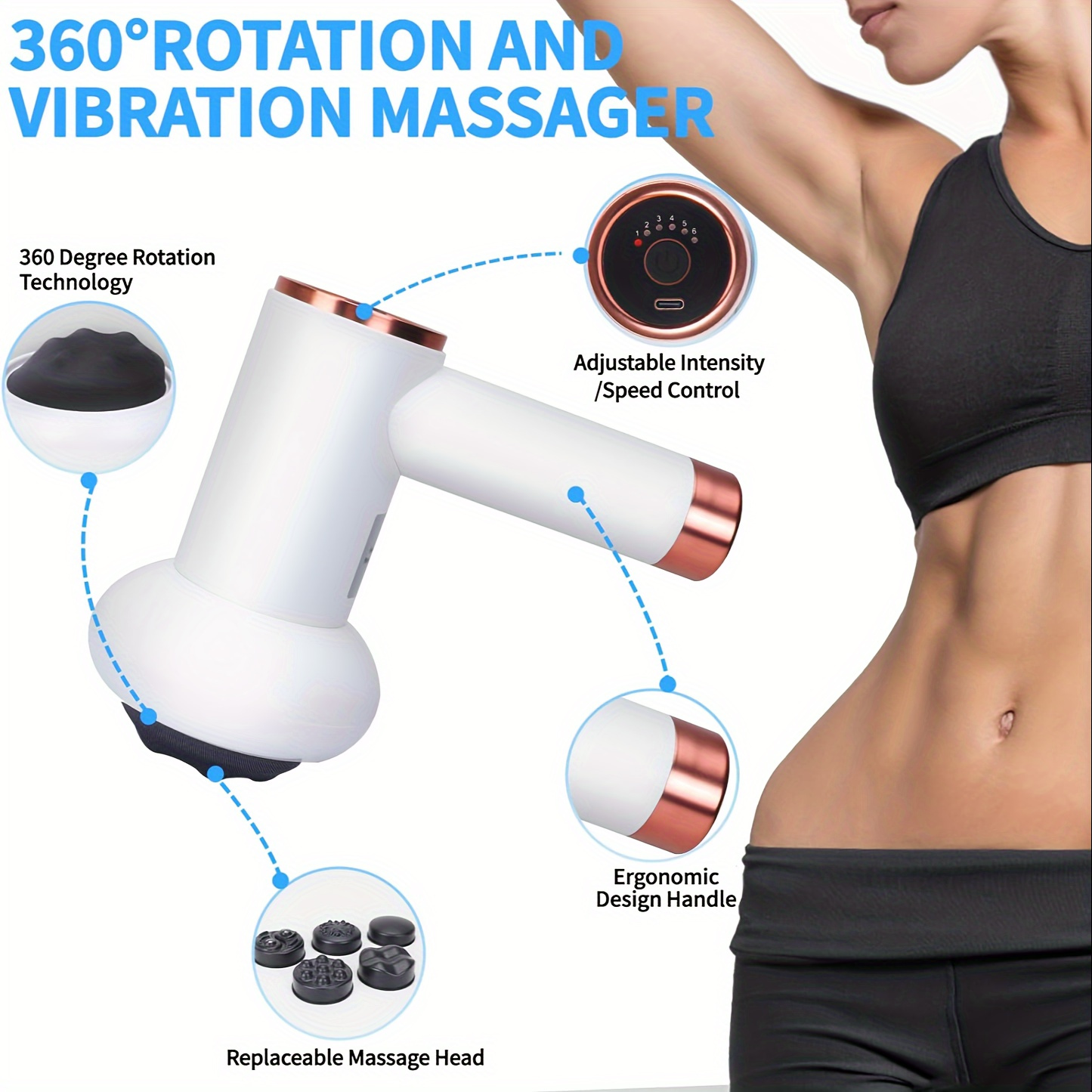 Body Massager, Home Massage St - Lacrosse Stick Head ulasan dan harga