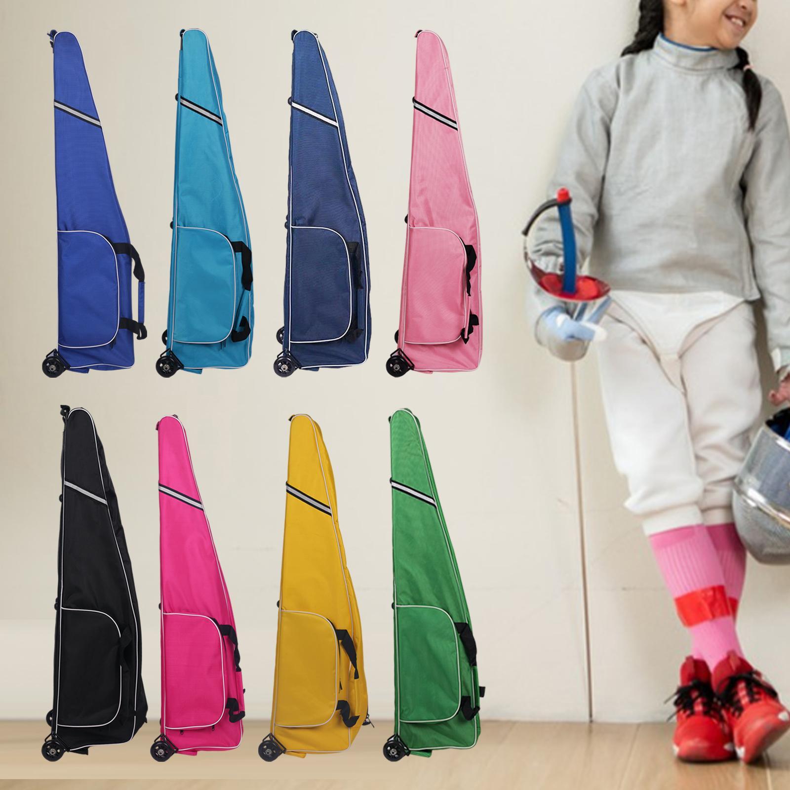 Large Roller Fencing Bag Troll - Sports Equipment Trolley ulasan dan harga