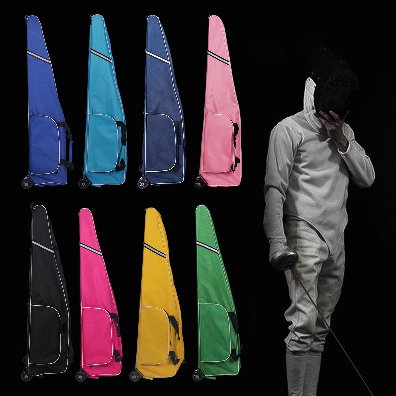 Large Roller Fencing Bag Troll - Sports Equipment Trolley ulasan dan harga
