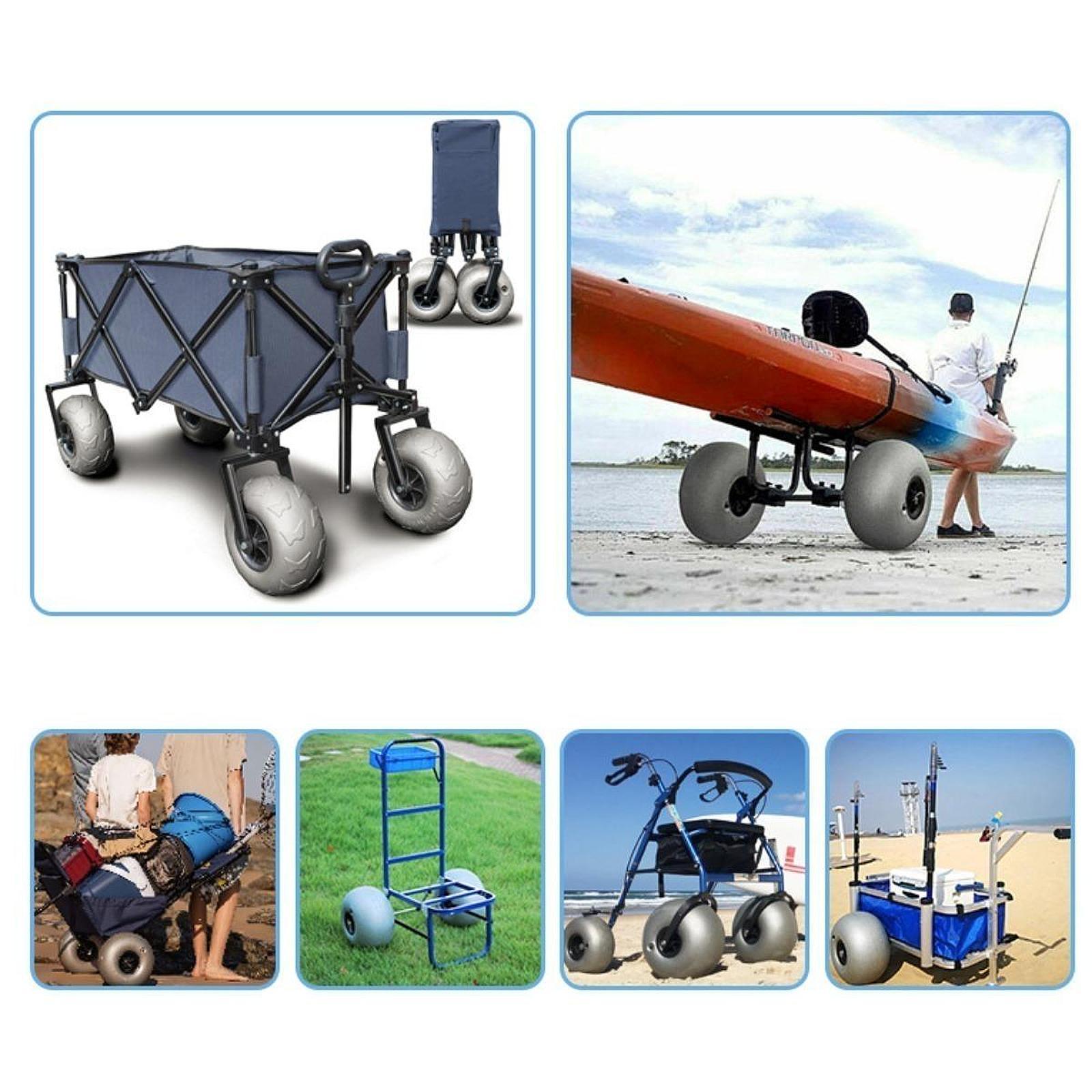Beach Cart Sand Wheels 16 Inch - Sports Equipment Trolley ulasan dan harga