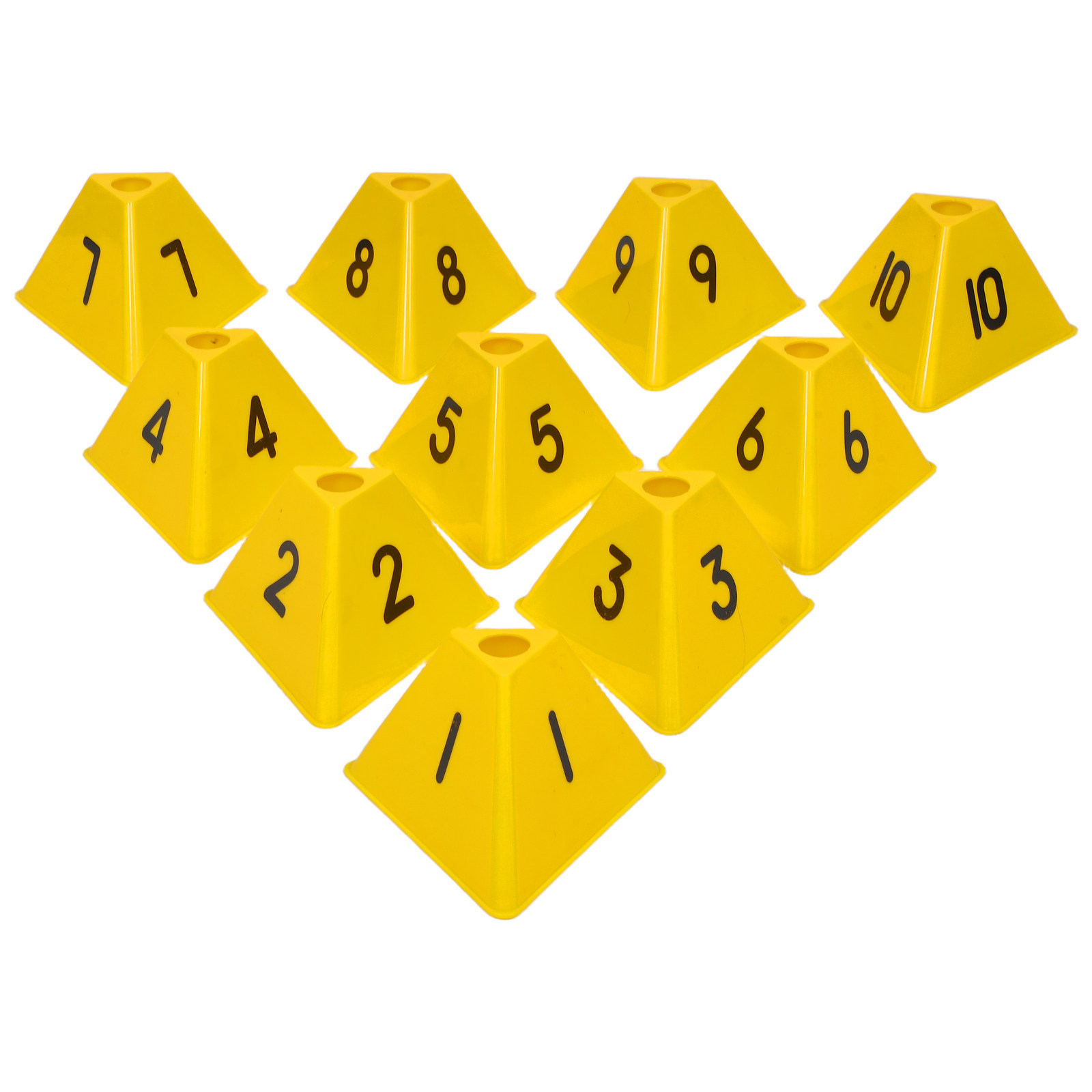 10Pcs Football Training Marker - Football Training Cone ulasan dan harga