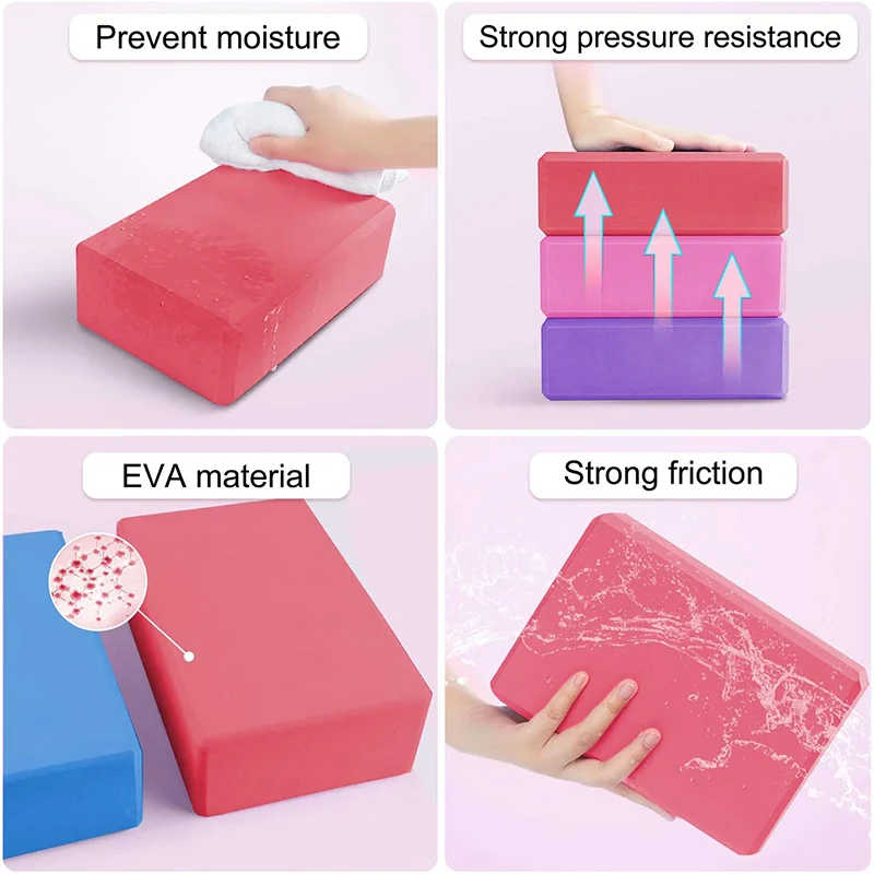 Yoga Building Blocks Cubes Pil - Sports Equipment Stores ulasan dan harga