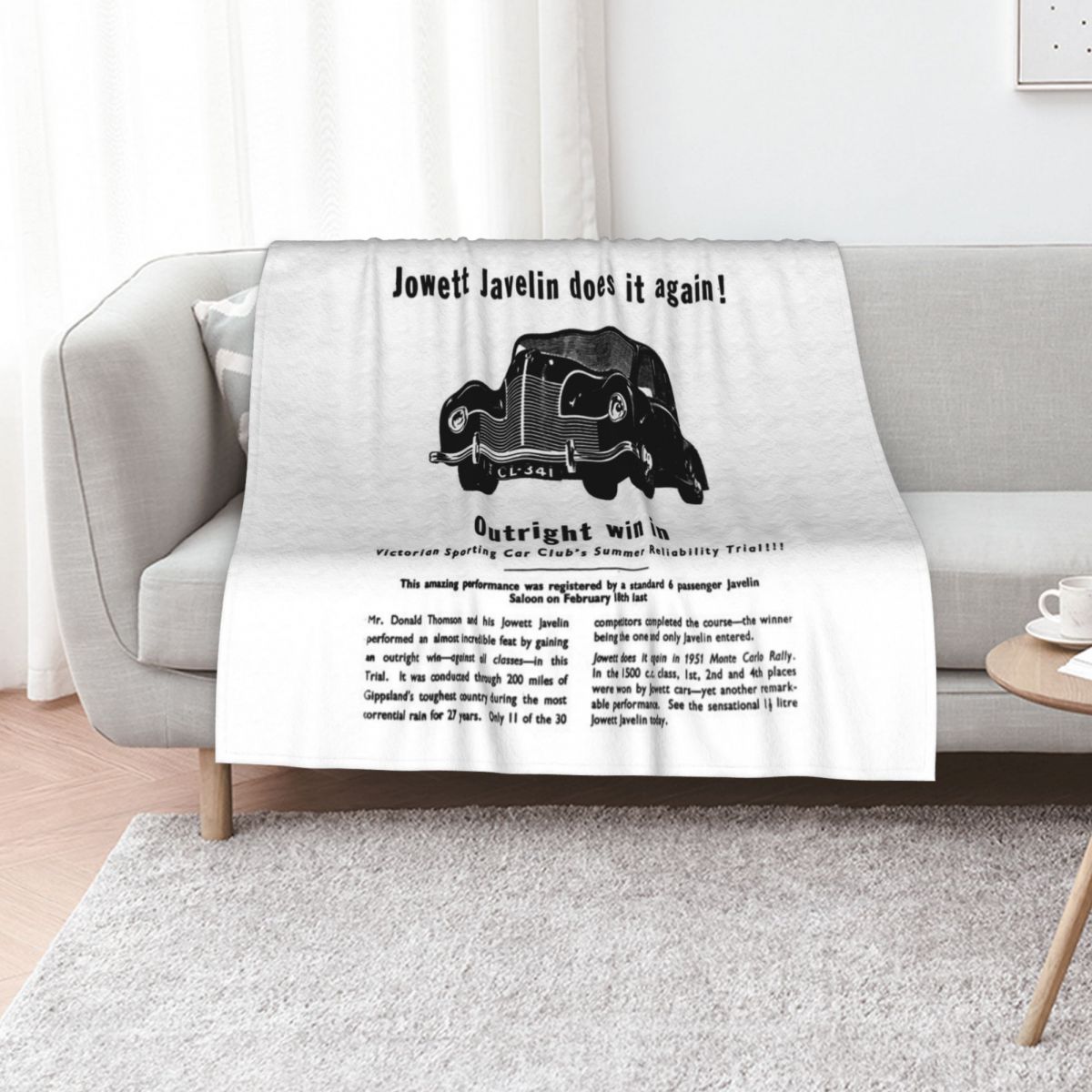 JOWETT JAVELIN Throw Blanket F - Javelin Throwing ulasan dan harga