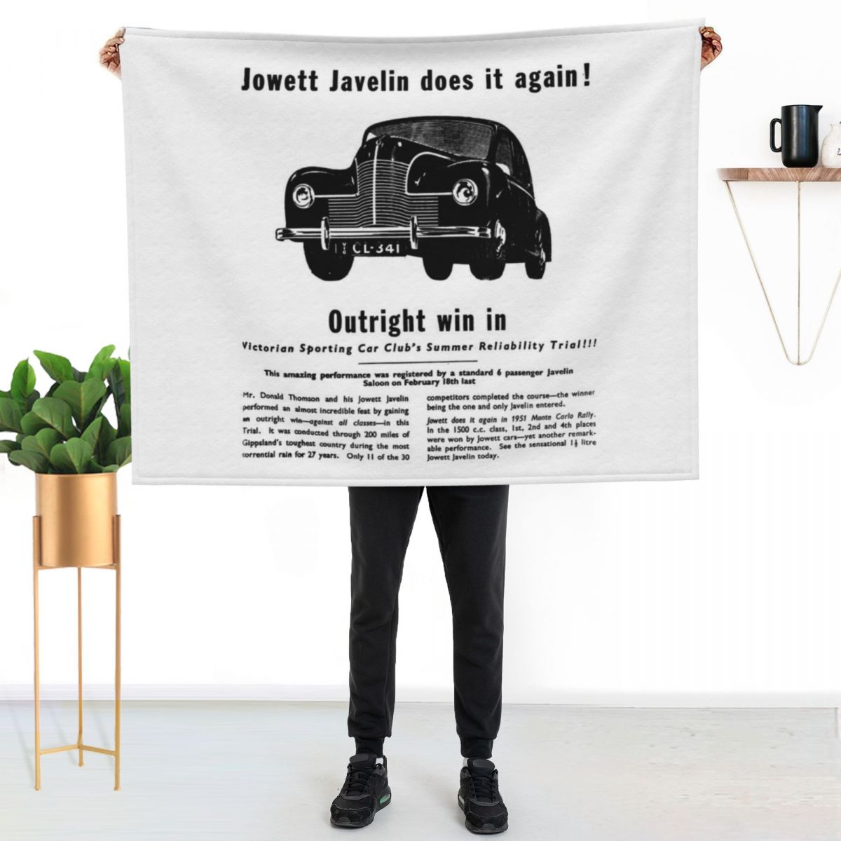 JOWETT JAVELIN Throw Blanket F - Javelin Throwing ulasan dan harga